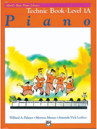 Alfred's Basic Piano Library Technic Book 1A (noty na klavír)