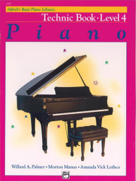 Alfred's Basic Piano Library Technic Book 4 (noty na klavír)