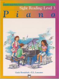 Alfred's Basic Piano Library Sight Reading Book 3 (noty na klavír)
