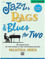 Martha Mier: Jazz, Rags & Blues for Two Book 3 (noty na čtyřruční klavír)