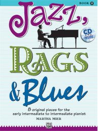 Martha Mier: Jazz, Rags & Blues 2 (noty na klavír) (+audio)