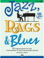 Martha Mier: Jazz, Rags & Blues 3 (noty na klavír) (+audio)