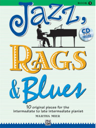 Martha Mier: Jazz, Rags & Blues 3 (noty na klavír) (+audio)