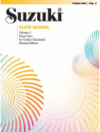 Suzuki Flute School Piano Part, Volume 2 (noty na příčnou flétnu, klavír)