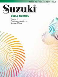 Suzuki Cello School Piano Accompaniment Volume 5 (noty na violoncello, klavír)