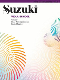 Suzuki Viola School Piano Accompaniment Volume 4 (noty na violu, klavír)