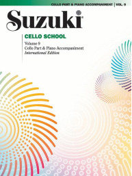 Suzuki Cello School Cello Part & Piano Accompaniment Volume 9 (noty na violoncello, klavír)