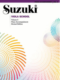 Suzuki Viola School Piano Accompaniment Volume 6 (noty na violu, klavír)
