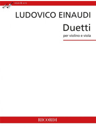 Ludovico Einaudi: Duetti per violino e viola (noty na housle, violu)