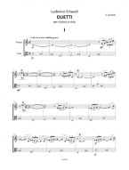 Ludovico Einaudi: Duetti per violino e viola (noty na housle, violu)