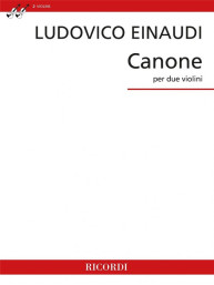 Ludovico Einaudi: Canone per due violini (noty na housle, duet)