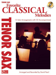 Favorite Classical Melodies (noty na tenorsaxofon) (+audio)