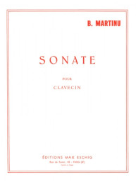 Bohuslav Martinů: Sonate Clavecin (noty na cembalo, klavír)