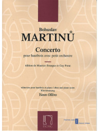 Bohuslav Martinů: Concerto Pour Hautbois Avec Petite Orchestre (noty na hoboj, klavír)