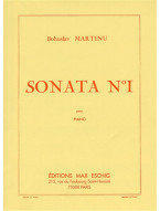 Bohuslav Martinů: Sonata No.1 (noty na klavír)