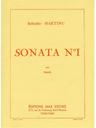 Bohuslav Martinů: Sonata No.1 (noty na klavír)