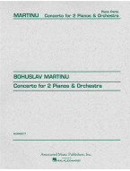 Bohuslav Martinů: Concerto for Two Pianos (noty na čtyřruční klavír)