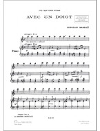 Bohuslav Martinů: Avec Un Doigt (noty na šestiruční klavír)