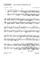 Bohuslav Martinů: Divertimento Pour Deux Flutes A Bec (noty na zobcovou flétnu, duet)