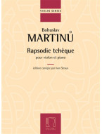 Bohuslav Martinů: Rapsodie Tcheque (noty na housle, klavír)