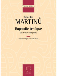 Bohuslav Martinů: Rapsodie Tcheque (noty na housle, klavír)