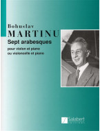 Bohuslav Martinů: Sept Arabesques Pour Violon Et Piano (noty na housle, klavír)