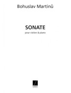 Bohuslav Martinů: Sonate (noty na housle, klavír)