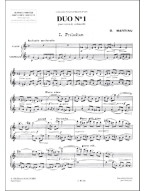 Bohuslav Martinů: Duo No.1 (noty na housle, violoncello)