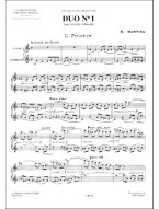 Bohuslav Martinů: Duo No.1 (noty na housle, violoncello)