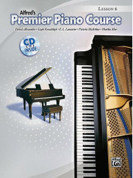 Alfred's Premier Piano Course Lesson 6 (noty na klavír) (+audio)