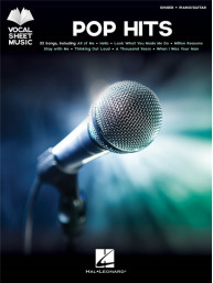 Vocal Sheet Music: Pop Hits (noty na klavír, zpěv, klavír, akordy)