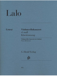 Edouard Lalo: Violoncello Concerto in D minor (noty na violoncello, klavír)