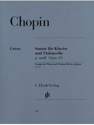 Frédéric Chopin: Cello Sonata In G Minor Op.65 (noty na violoncello, klavír)