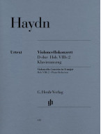 Franz Joseph Haydn: Violoncello Concerto In D Major Hob. VIIb:2 (noty na violoncello, klavír)