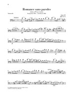 Felix Mendelssohn Bartholdy: Romance sans paroles op. 109 (noty na violoncello, klavír)