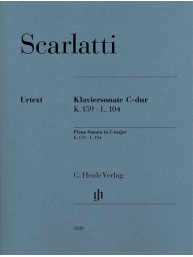 Domenico Scarlatti: Piano Sonata in C K.159 L.104 (noty na klavír)