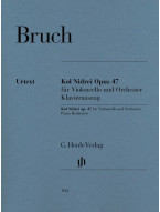 Max Bruch: Kol Nidrei Opus 47 for Violoncello and Orchestra (noty na violoncello, klavír)