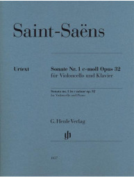 Camille Saint-Saëns: Sonata No.1 In C Minor Op.32 (noty na violoncello, klavír)
