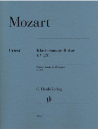 W.A. Mozart: Piano Sonata In B Flat Major K. 281 Piano (noty na klavír)
