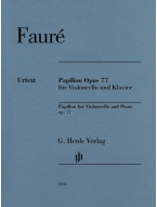 Gabriel Fauré: Papillon Op. 77 (noty na violoncello, klavír)