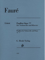 Gabriel Fauré: Papillon Op. 77 (noty na violoncello, klavír)