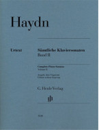 Joseph Haydn: Complete Piano Sonatas II Without Fingering (noty na klavír)