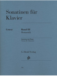 Sonatinas for Piano III: Romantic (noty na klavír)