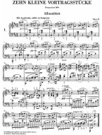 Max Reger: 10 Little Pieces Op. 44 (noty na klavír)