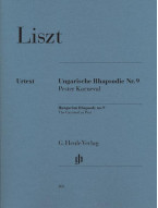 Franz Liszt: Hungarian Rhapsody No.9 - The Carnival At Pest (noty na klavír)