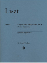 Franz Liszt: Hungarian Rhapsody No.9 - The Carnival At Pest (noty na klavír)