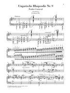 Franz Liszt: Hungarian Rhapsody No.9 - The Carnival At Pest (noty na klavír)
