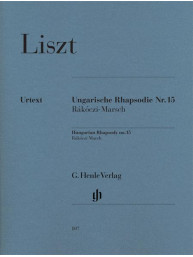 Franz Liszt: Hungarian Rhapsody No.15 - Rákóczi March (noty na klavír)