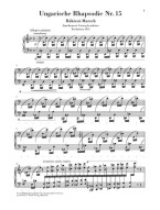 Franz Liszt: Hungarian Rhapsody No.15 - Rákóczi March (noty na klavír)