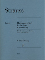 Richard Strauss: Horn Concerto No. 1 in Eb major Op. 11 (noty na lesní roh, klavír)